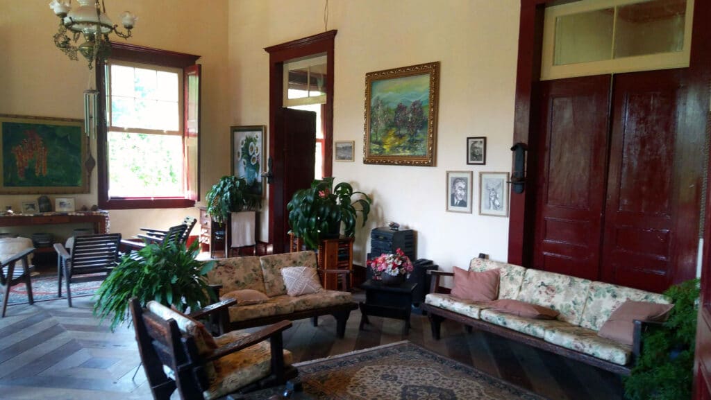 Interior do casarão do Verdadeiro Sítio do Picapau Amarelo