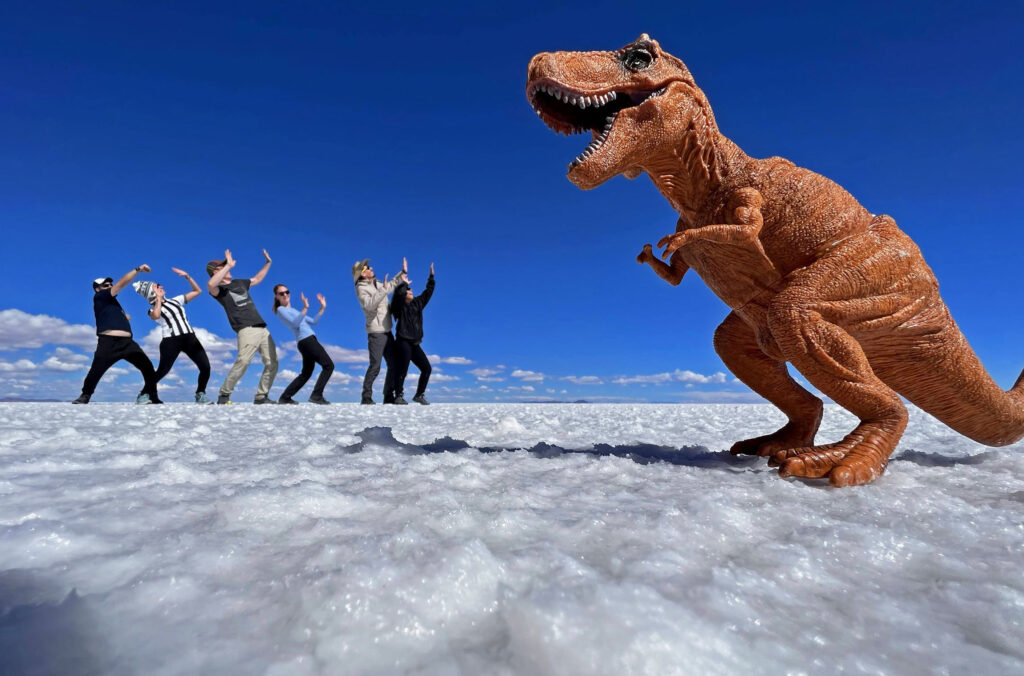 Foto em perspectiva, Salar de Uyuni